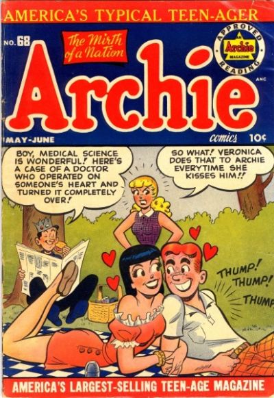 Archie Comics (Archie, 1942 series) #68 (May-June 1954)