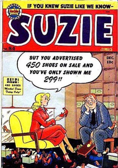 Suzie Comics (Archie, 1945 series) #84 (December 1951)