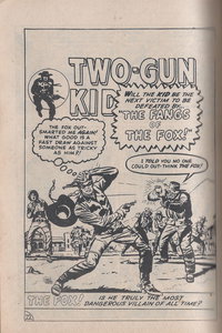Two-Gun Kid (Yaffa/Page, 1979 series)  #6 ([1981?]) — The Fangs of the Fox!