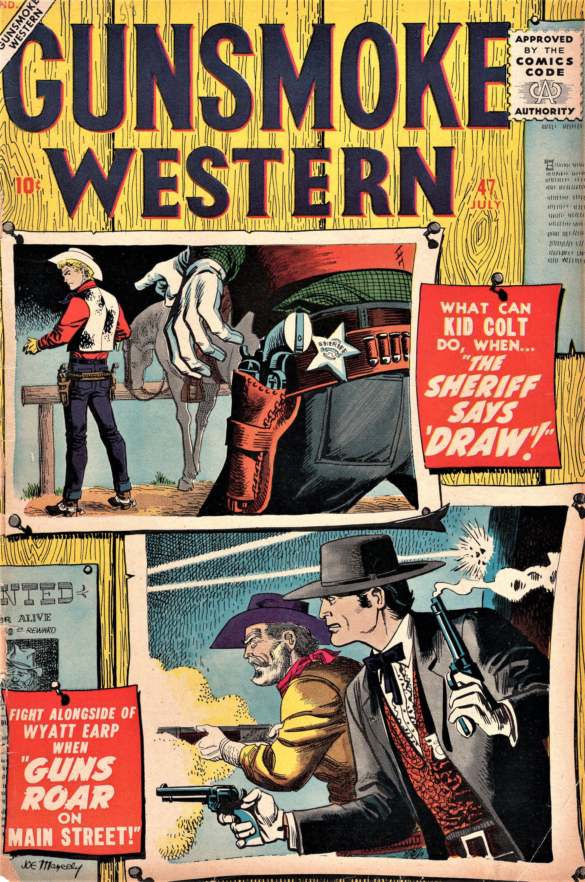 Gunsmoke Western (Marvel, 1955 series) #47 (July 1958)