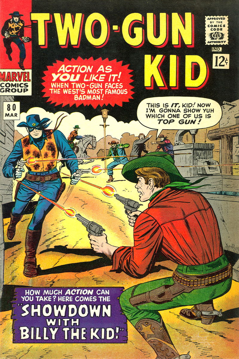 Two Gun Kid (Marvel, 1953 series) #80 (March 1966)