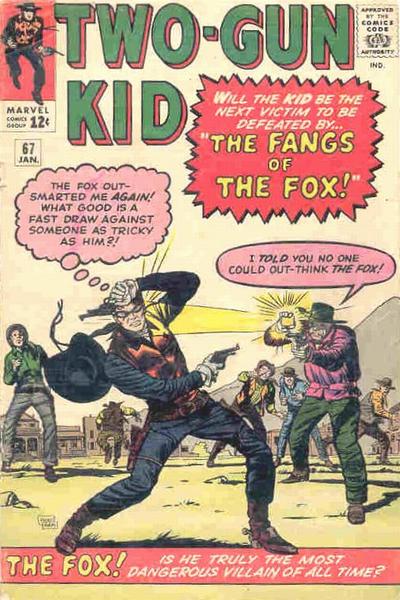 Two Gun Kid (Marvel, 1953 series) #67 (January 1964)