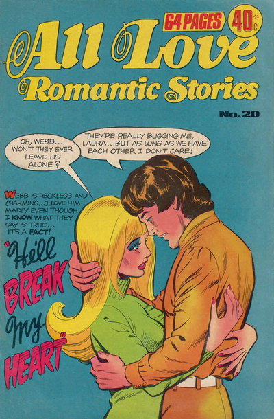 All Love Romantic Stories  #20 ([February 1977?])