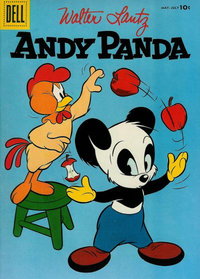 Walter Lantz Andy Panda (Dell, 1952 series)  #34 (May-July 1956) — Untitled [Apple juggler]