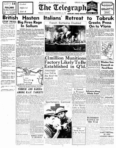 The Telegraph 14 December 1940