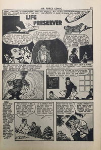 Air Force Comic (Cleland, 1953 series) #1 — Life Preserver (page 1)