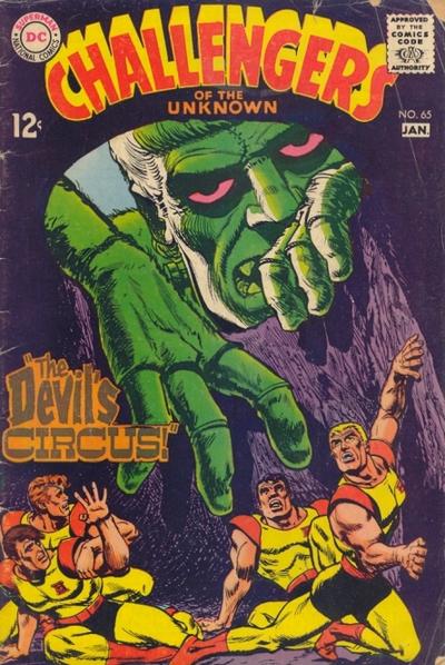 Challengers of the Unknown (DC, 1958 series) #65 (December 1968-January 1969)