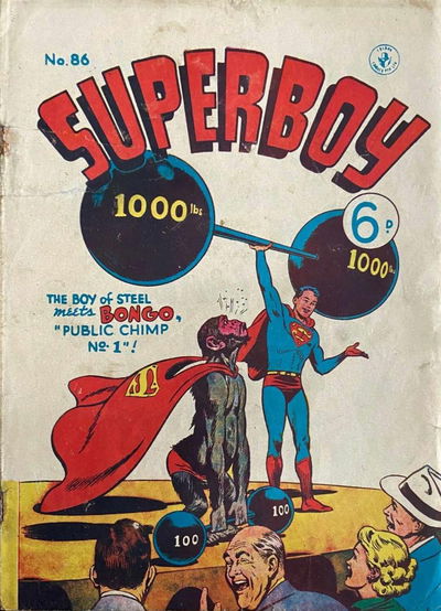 Superboy (Colour Comics, 1950 series) #86 April 1956