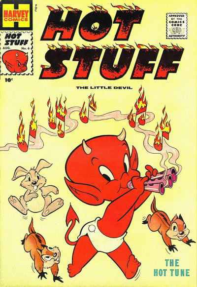 Hot Stuff, the Little Devil (Harvey, 1957 series) #6 August 1958