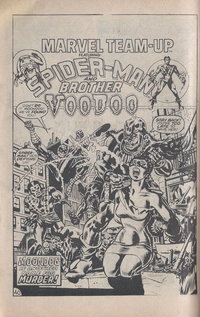 Marvel Team-Up (Yaffa/Page, 1979 series)  #8 ([December 1981?]) — Moondog Is Another Name for Murder!