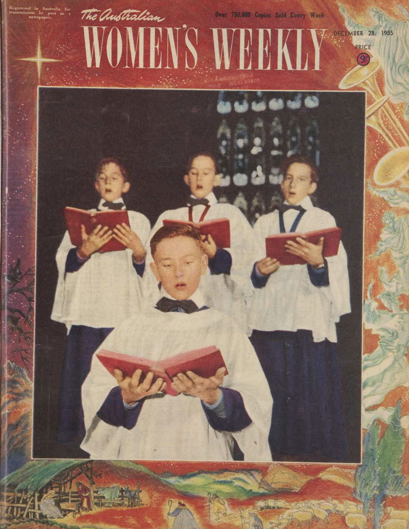 The Australian Women's Weekly (Sydney Newspapers Ltd., 1933 series) v23#31 (28 December 1955)