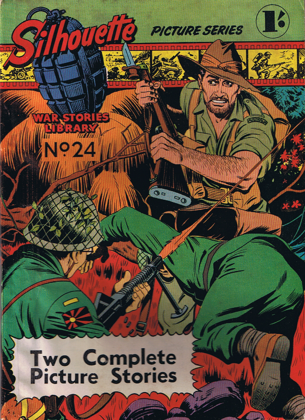 Silhouette War Stories Library (Reigate, 1961? series) #24 (April 1963)