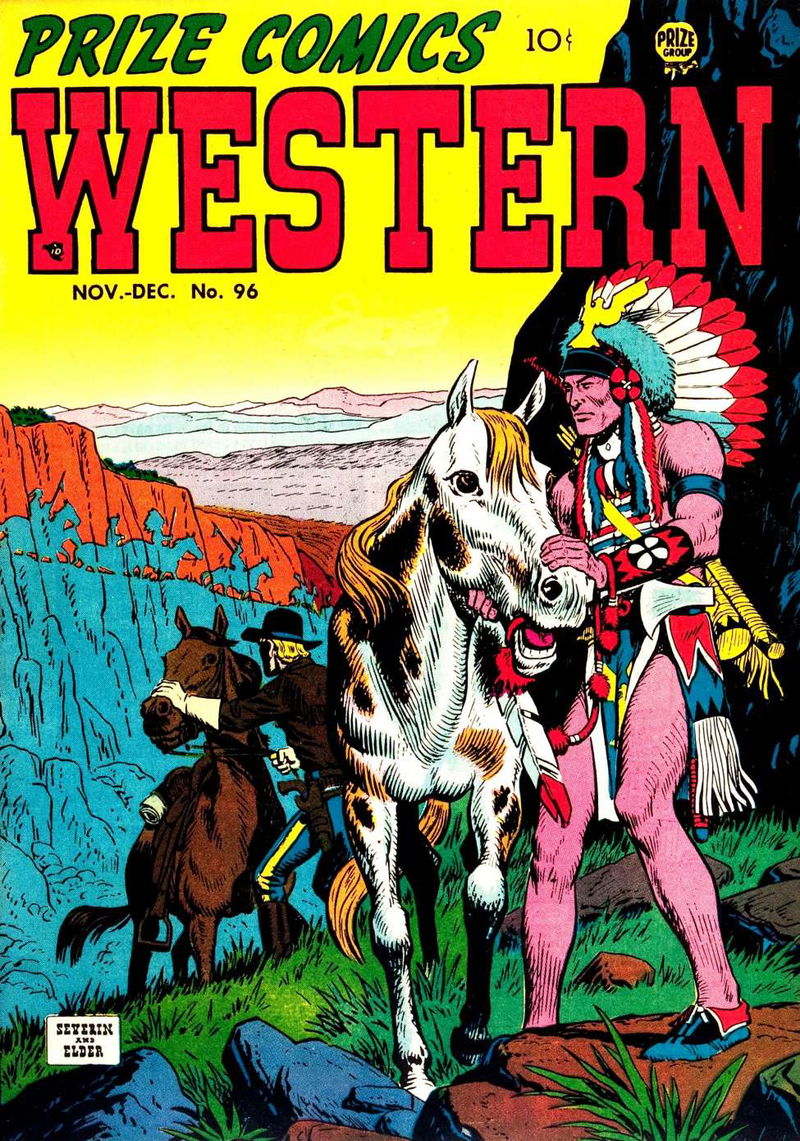 Prize Comics Western (Prize, 1948 series) v11#5 (96) (November-December 1952)