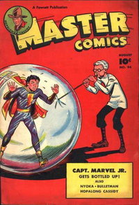 Master Comics (Fawcett, 1940 series)  #94 (August 1948) — Capt. Marvel Jr. Gets Bottled Up!