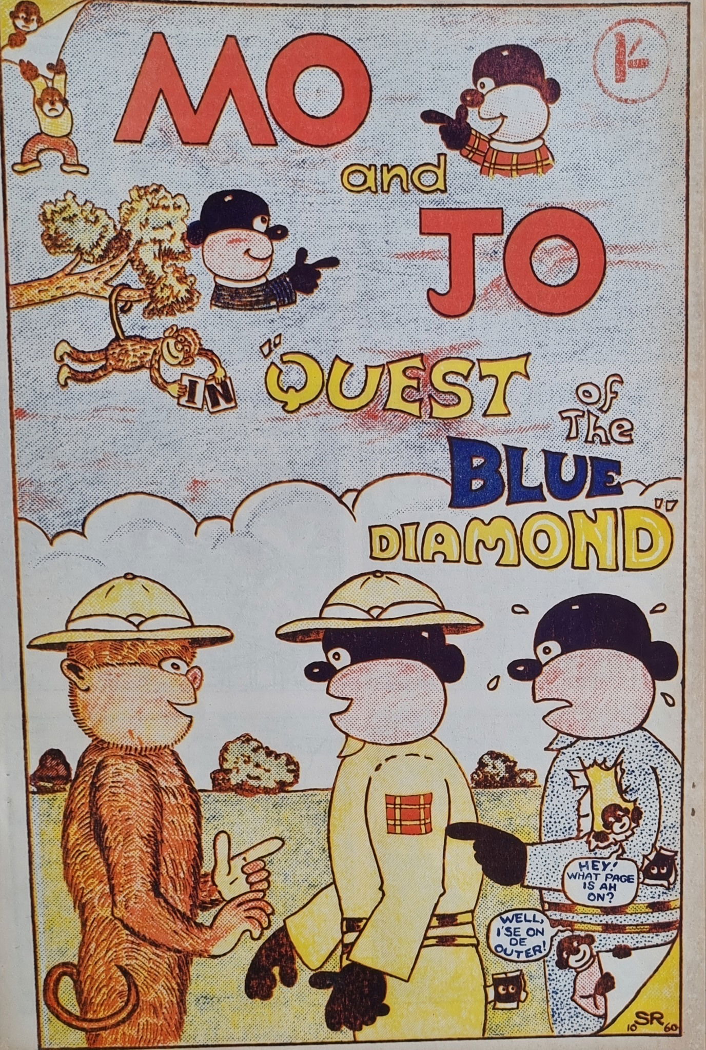 Mo and Jo: Quest of the Blue Diamond (NZ Publisher, 1945?)  ([1945?])