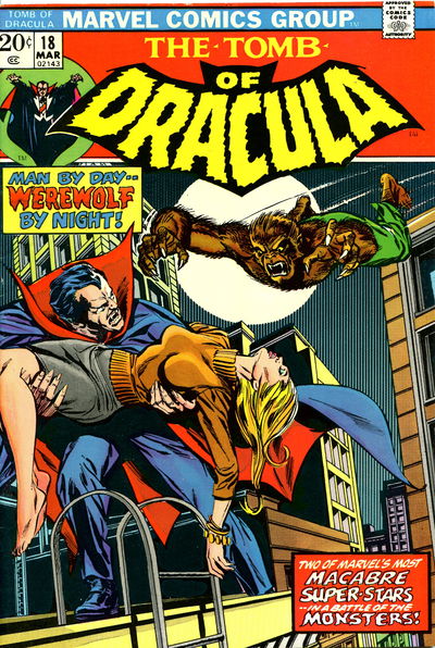 Tomb of Dracula (Marvel, 1972 series) #18 March 1974