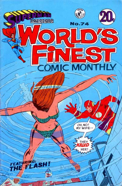 Superman Presents World's Finest Comic Monthly (Colour Comics, 1965 series) #74 ([June 1971?])