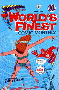 Superman Presents World's Finest Comic Monthly (Colour Comics, 1965 series)  #74 ([June 1971?])