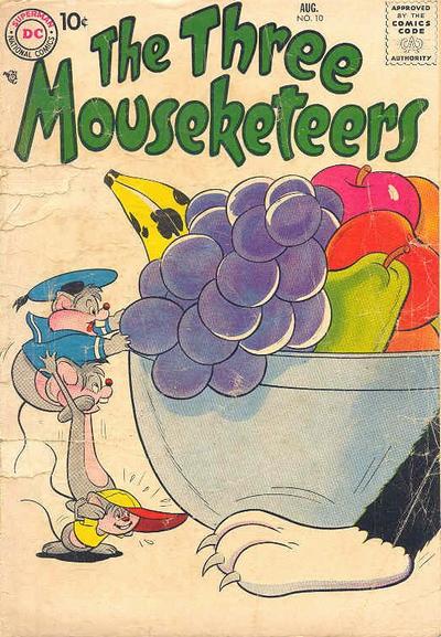 The Three Mouseketeers  #10 (August 1957)