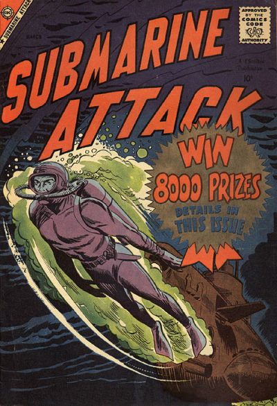 Submarine Attack  #15 (March 1959)
