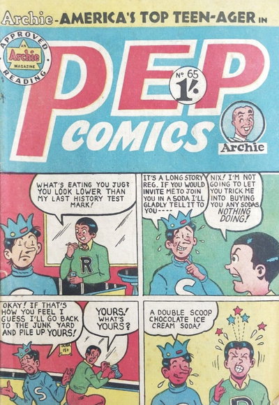 Pep Comics  #65 ([August 1956?])