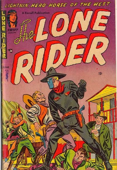 The Lone Rider (Farrell, 1951 series) #8 (June 1952)