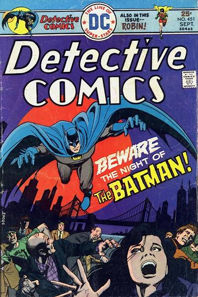 Detective Comics (DC, 1937 series) #451 (September 1975)