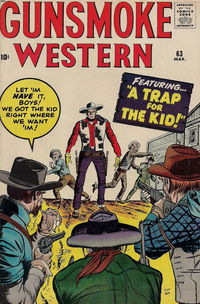 Gunsmoke Western (Marvel, 1955 series) #63 March 1961