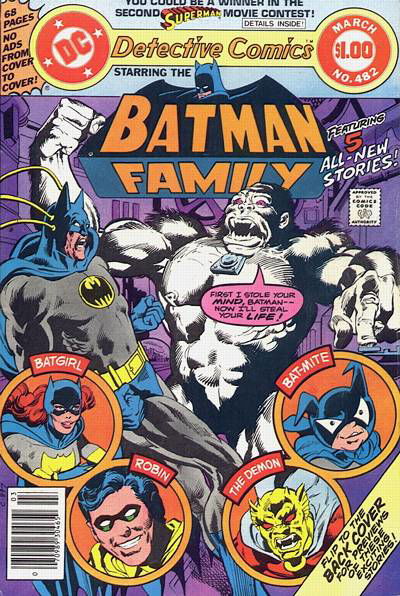 Detective Comics (DC, 1937 series) #482 February-March 1979