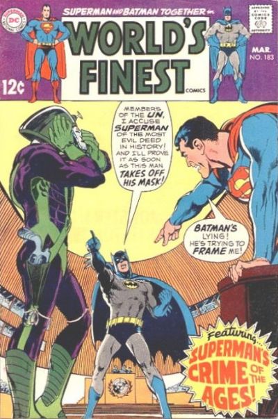 World's Finest Comics (DC, 1941 series) #183 (March 1969)