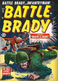 Battle Brady (Atlas [Marvel], 1953 series)  #12 (March 1953) — Death to the Reds!
