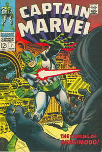 Captain Marvel (Marvel, 1968 series) #7 November 1968