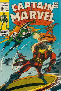 Captain Marvel (Marvel, 1968 series) #9 January 1969