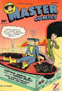 Master Comics (Fawcett, 1940 series)  #110 (December 1949) — Captain Marvel Jr. and the Hidden Death!