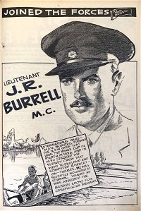 Weird Comics (Frank Johnson, 1943?)  — Lieutenant J. R. Burrell M.C. (page 1)