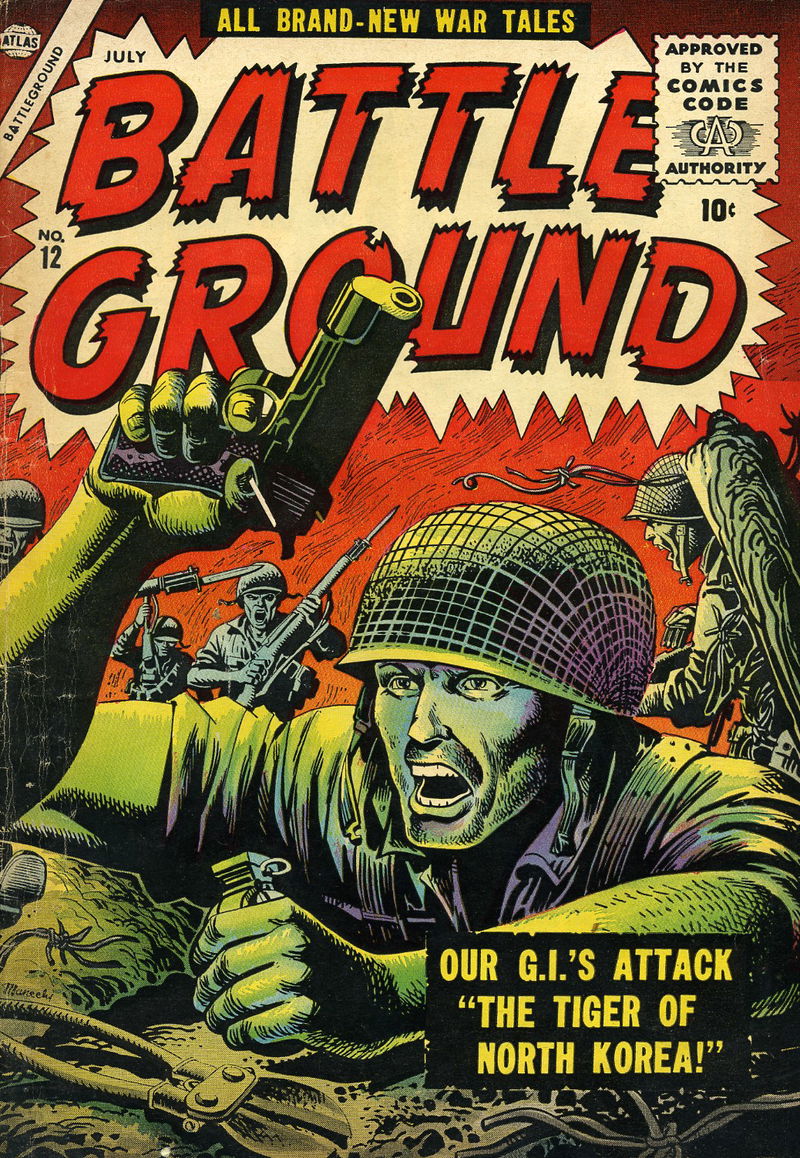 Battleground (Atlas [Marvel], 1954 series) #12 (July 1956)