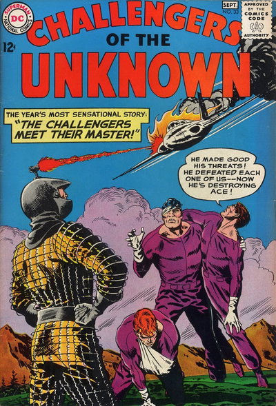 Challengers of the Unknown  #33 (August-September 1963)