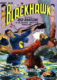 Blackhawk (Quality, 1944 series) #55 (August 1952)