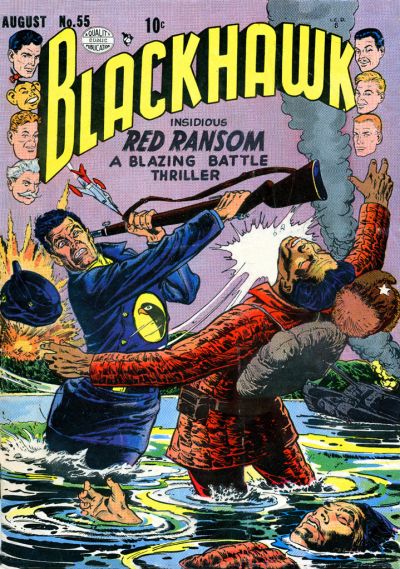 Blackhawk (Quality, 1944 series) #55 (August 1952)