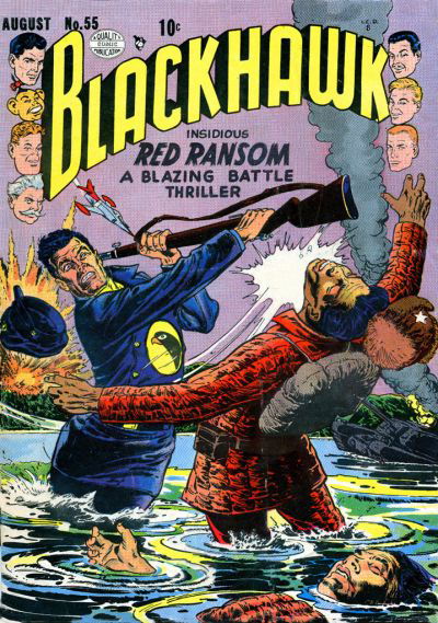Blackhawk (Quality, 1944 series) #55 (August 1952)
