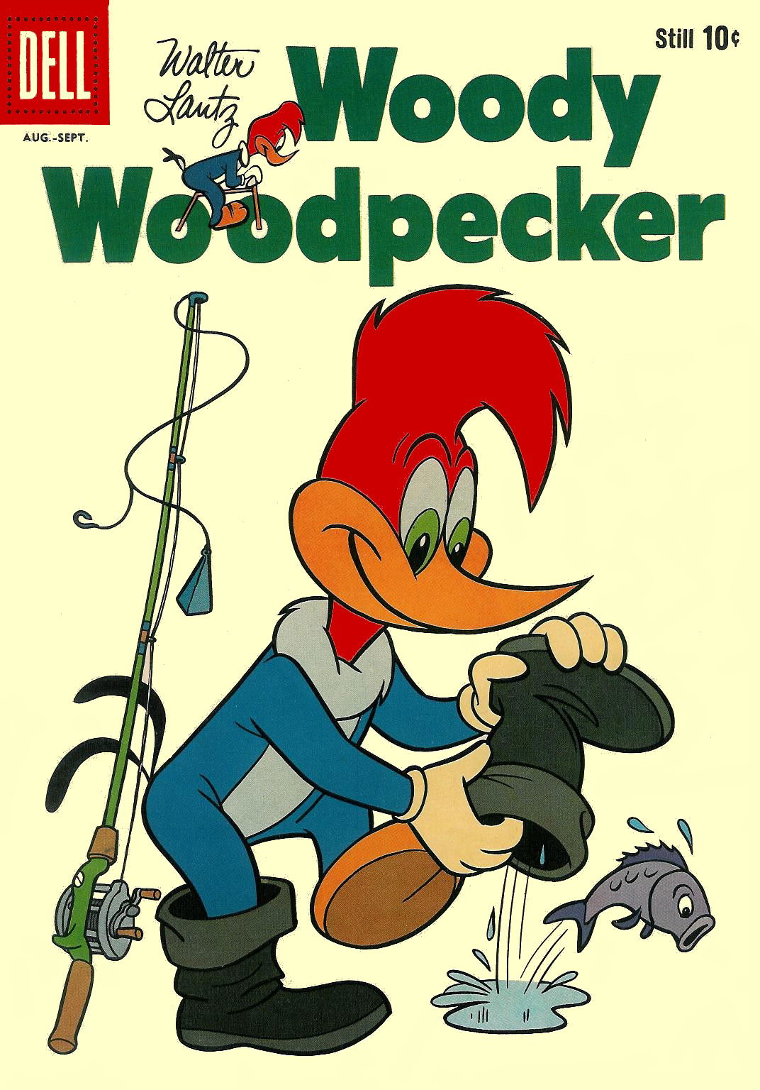 Walter Lantz Woody Woodpecker (Dell, 1952 series) #56 (August-September 1959)