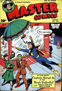 Master Comics (Fawcett, 1940 series)  #106 (August 1949) — The Magic Umbrella!