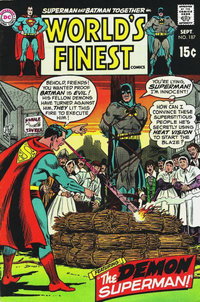 World's Finest Comics (DC, 1941 series)  #187 (September 1969) — The Demon Superman!