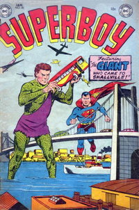 Superboy (DC, 1949 series)  #30 (January 1954) — The Giant Who Came to Smallville!