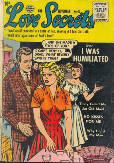 Love Secrets (Quality, 1953 series) #47 (November 1955)