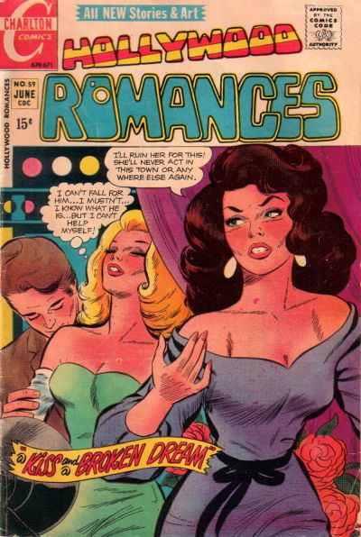 Hollywood Romances (Charlton, 1966 series) #59 June 1971