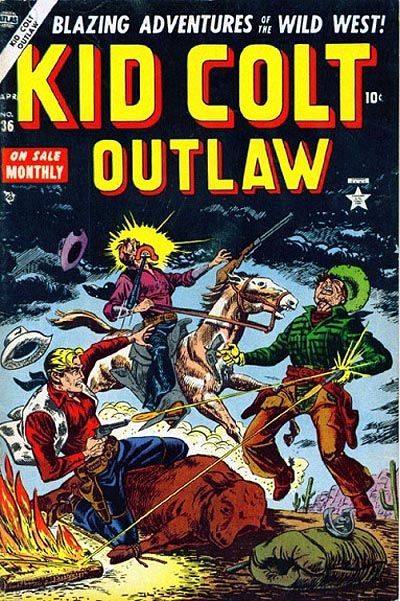 Kid Colt Outlaw  #36 (April 1954)