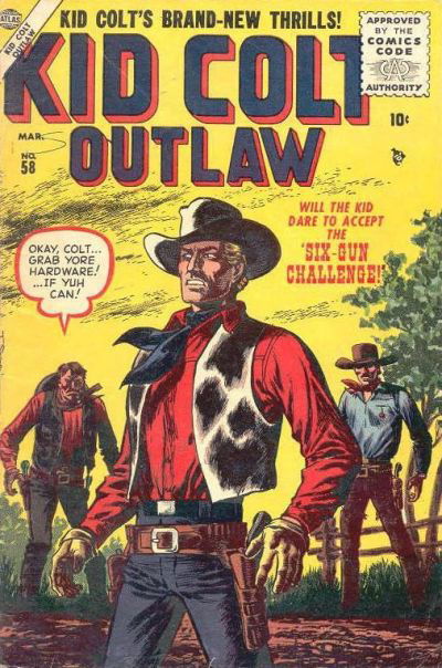 Kid Colt Outlaw (Marvel, 1949 series) #58 (March 1956)