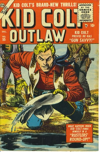 Kid Colt Outlaw (Marvel, 1949 series) #55 (December 1955)