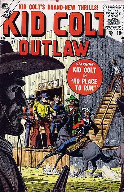 Kid Colt Outlaw (Marvel, 1949 series) #57 (February 1956)